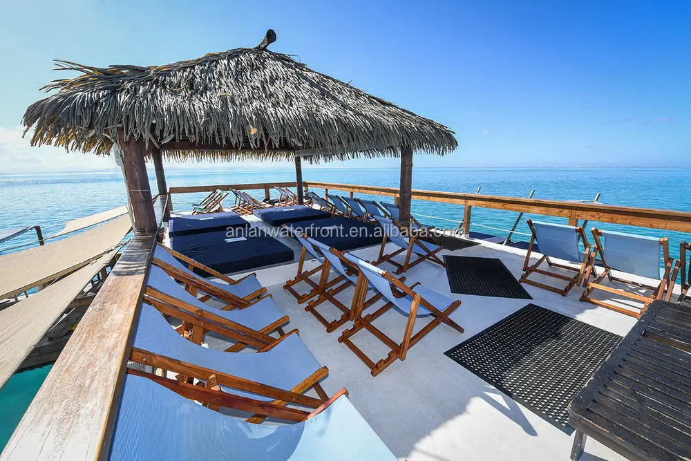 Other Marine Supplies Houseboat luxury Floating Bar Pontoon Boat Barge