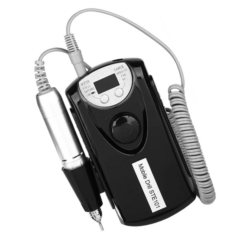 30000RPM Rechargeable Electric Nail Drill Machine with HD LCD Display Nail Master for Manicure Nail &Toenail Art Tools