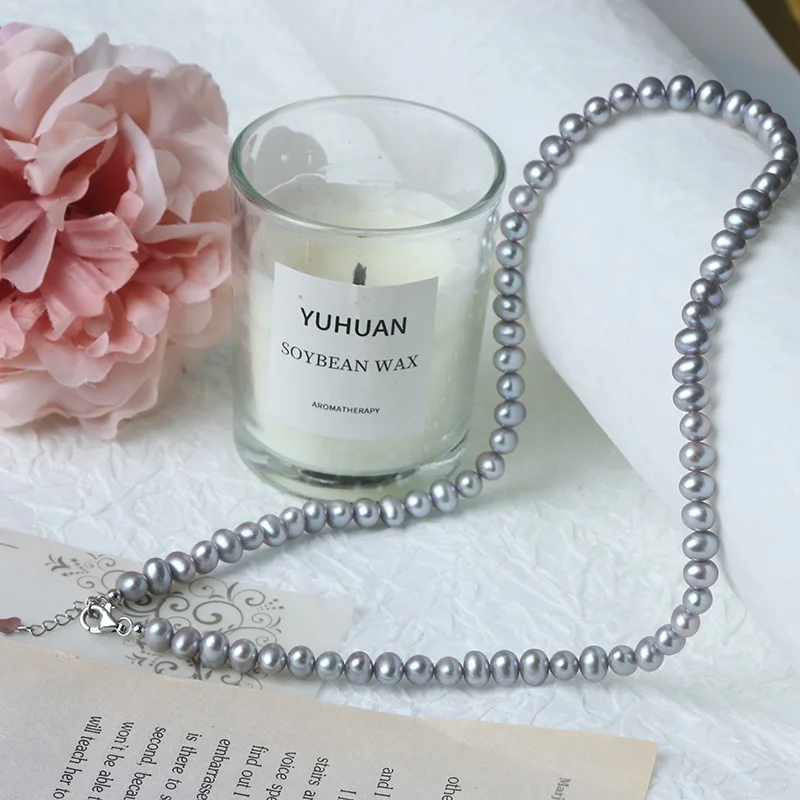 Ожерелье из натурального жемчуга