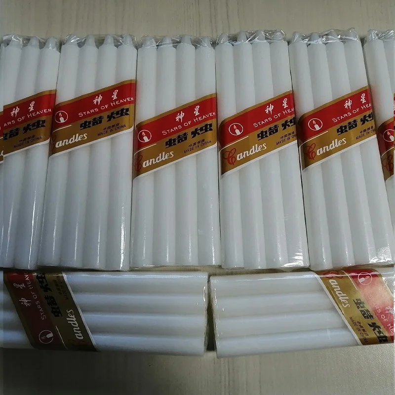 CHEAP PRICE PURE PARAFFIN WAX COLORED CANDLE FOR WHOLESALE