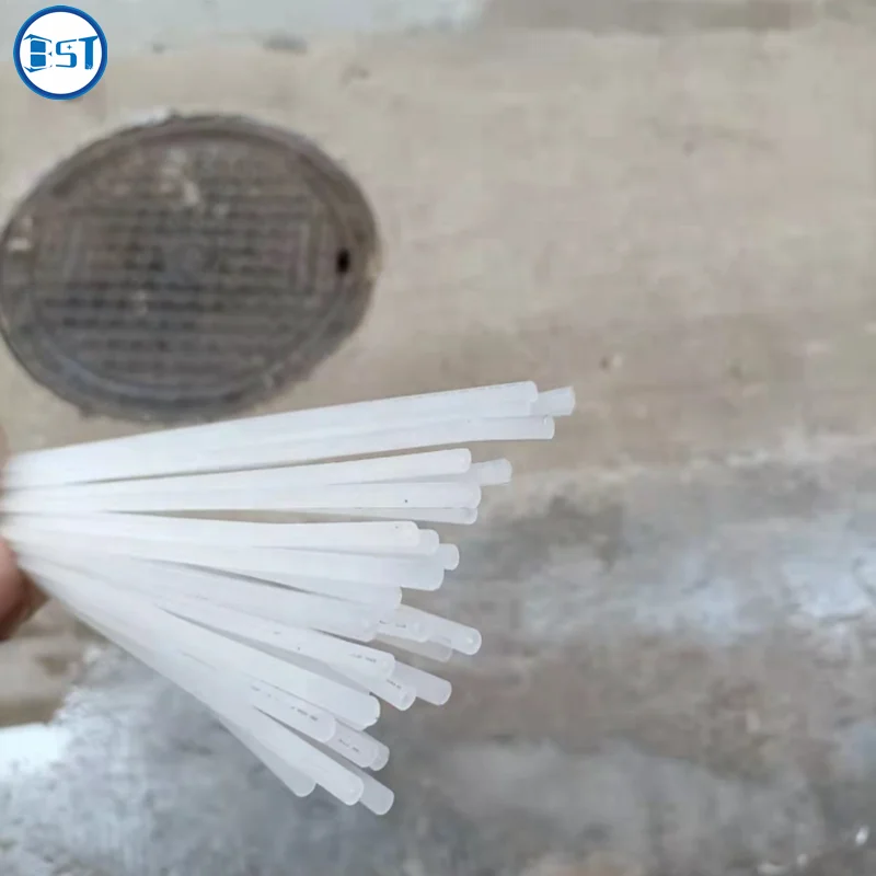 China manufacturer direct 3mm 4mm 5mm plastic rod PVDF strips PVDF welding rod with plastic spool