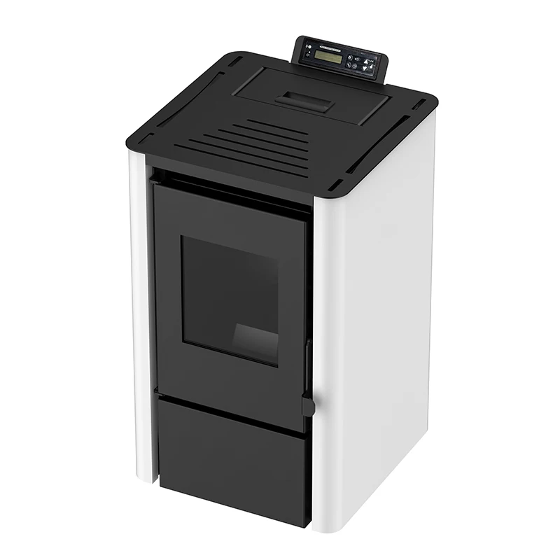 Heating Stove Pellet Stove KM0602A Automatic Feeding Wood for European Import From China Burn Pellet Fireplace Indoor Steel 6KW