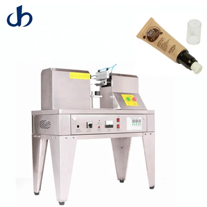 Semi automatic ultrasonic silicone Plastic tube sealer,toothpaste tube heat sealing machine