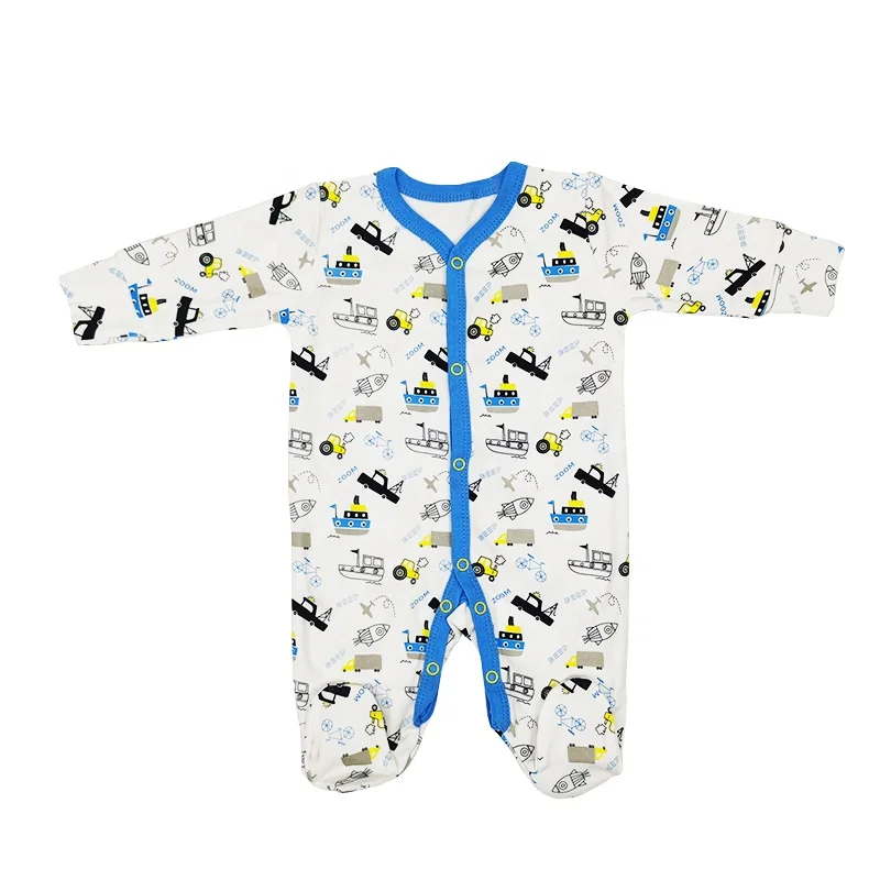 
Briantex wholesale toddler pajamas full sleeve baby& toddlers clothes footed baby rompers overcoat with 100% cotton 