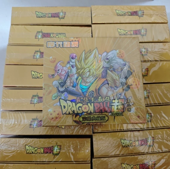 GL Wholesale Cartoon Game Toy Cards Thickened TR 3D Dragon Ball Anime Collection Cards for Children