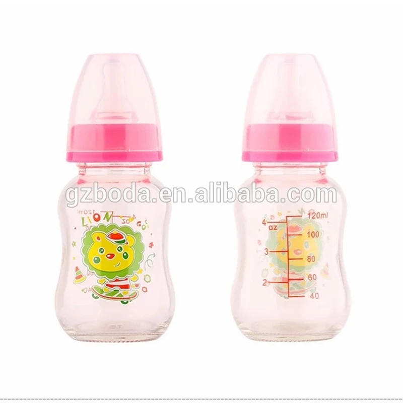 Custom pyrex glass baby feeding bottles cheap baby bottles