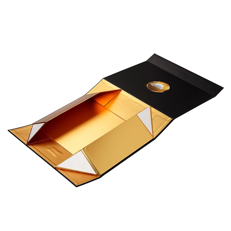 Роскошная картонная коробка Складная магнитная для косметической упаковки косметических продуктов