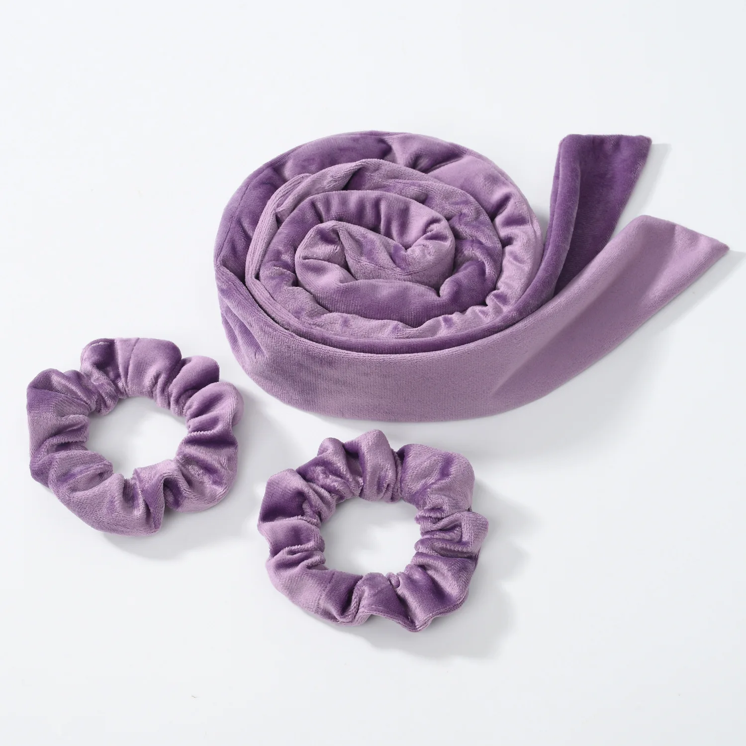 Amazon New Upgrade model Fashion Accessories Soft Flannel Sleeping Hair Band Hair Curler Heatless Curling Rod