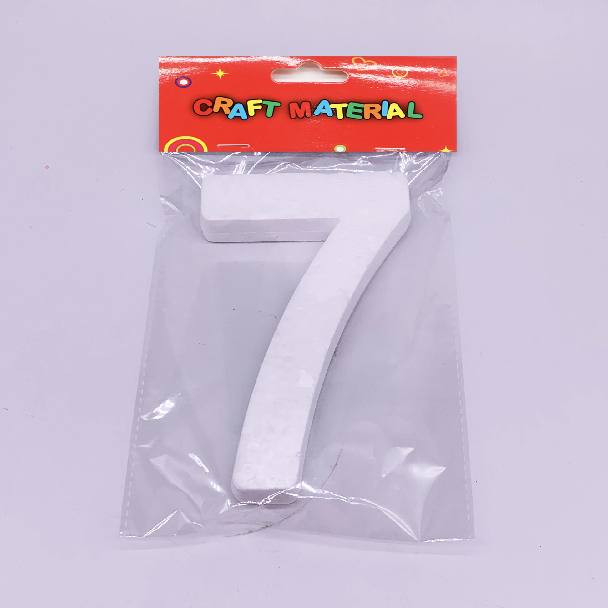 15 cm and 30 cm Custom-Made Foam Alphabet 7 for Decoration and Child Learning