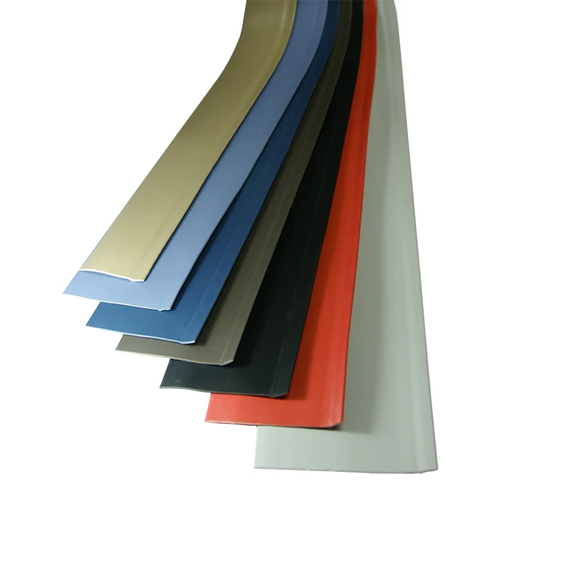 50 meters per roll flexible pvc wall baseboard simple installation kitchen pvc skirting baseboard