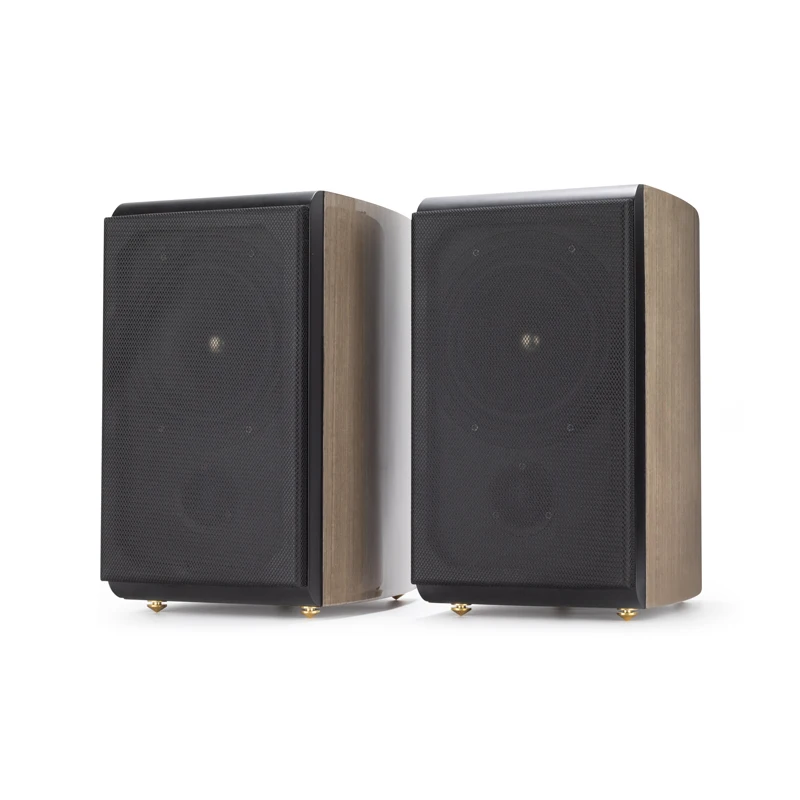 Высокое качество звука 4 дюйма аудио hi-fi колонки 2 1 полный спектр пассивный Древесины