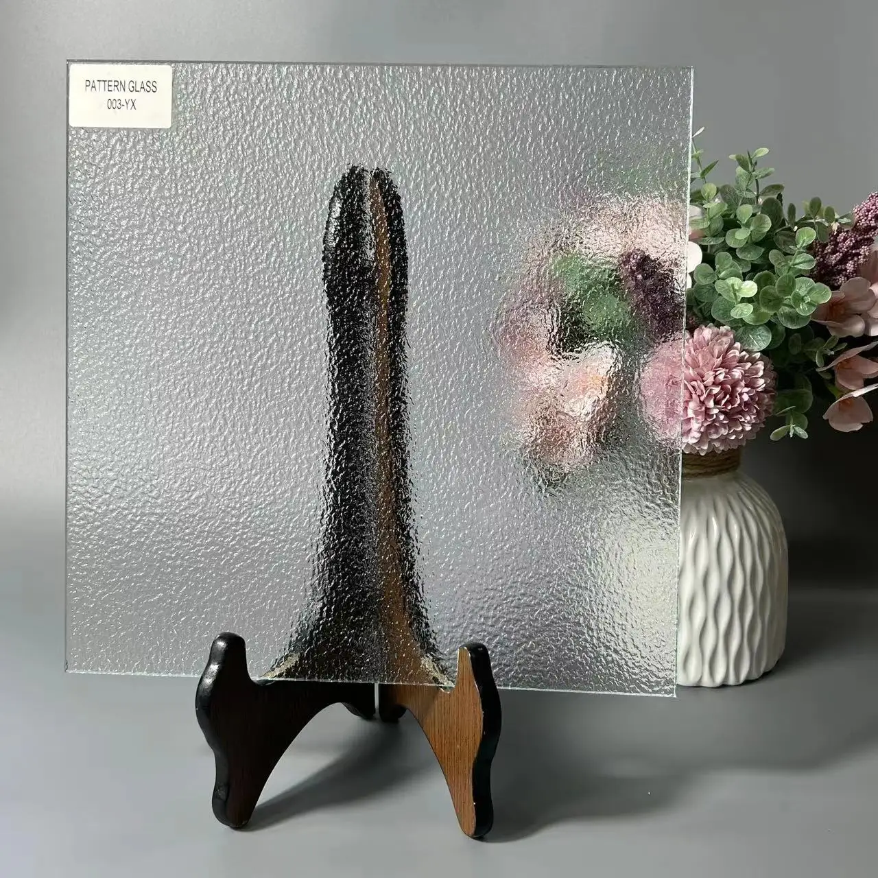 China glass mirror factory patterned glass panel tempered toughened decorative glass panel