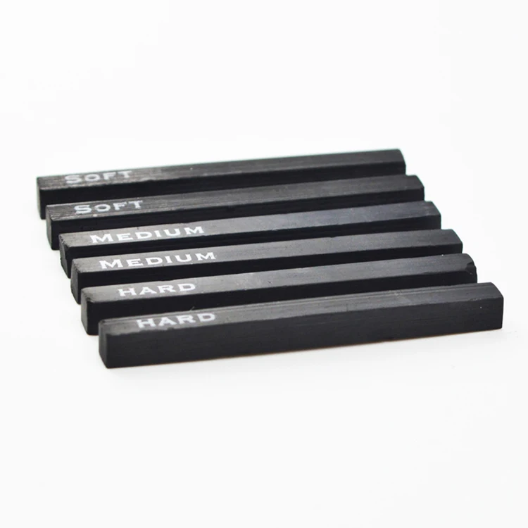 Drawing Class Essential Tools Kit 6PCS Black Wood Compressed Charcoal Pencils Sets Assorted for Sketching