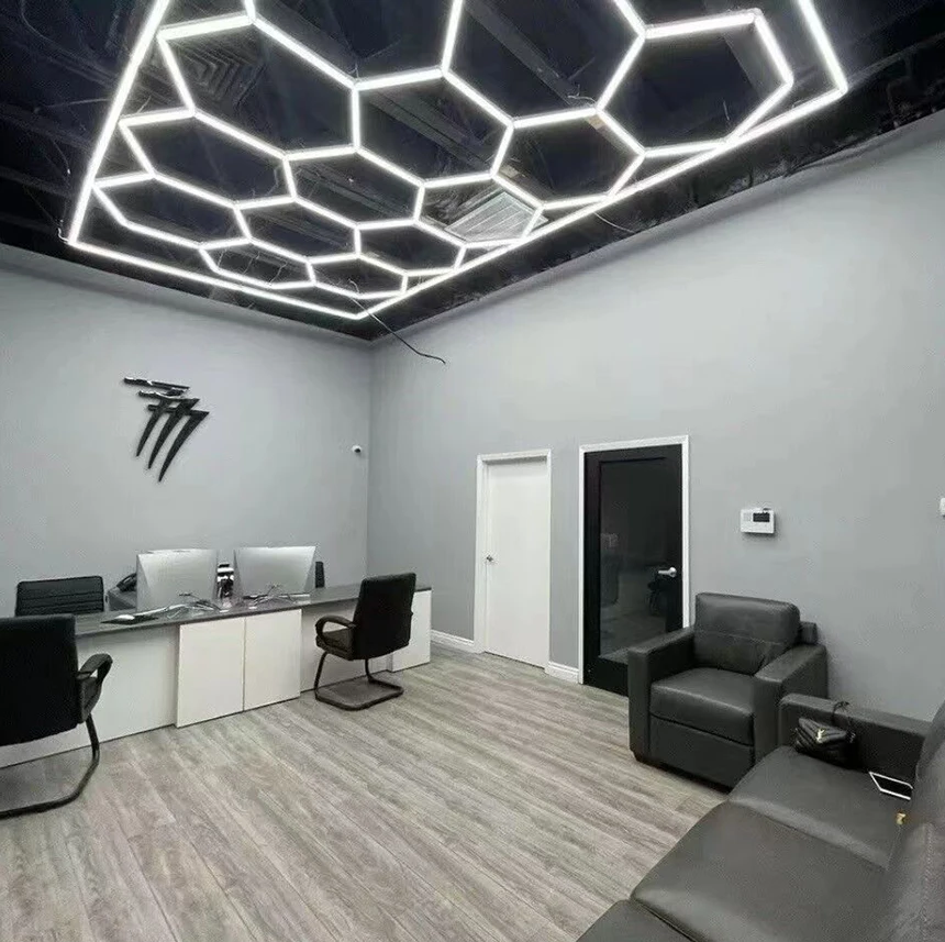 DIY Car Detailing smart led hexagon wall lights for garage light octagon Gaming Led Lights
