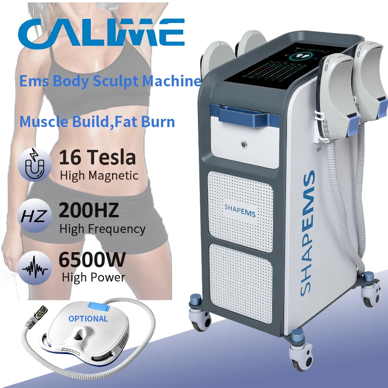 2024 Ems Body Sculpt Machine 16 Tesla 6500W 4 Handle Pelvic Cushion Muscle Build Stimulate Fat Loss Burn Slim Shape Emslim Neo