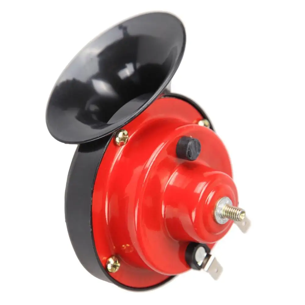  Car snail horn 12v super loud warning dual tone general motorcycle truck whistle