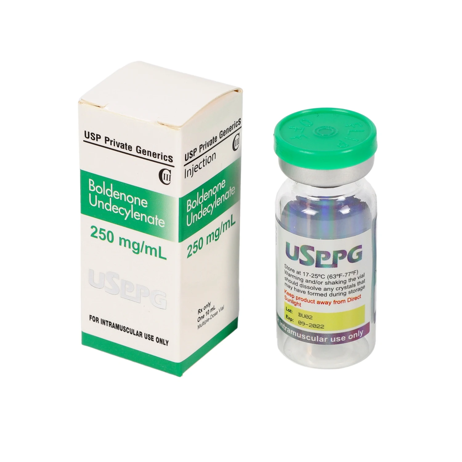 Custom hologram medical 10ml steroid vial  injection bodybuilding packaging box