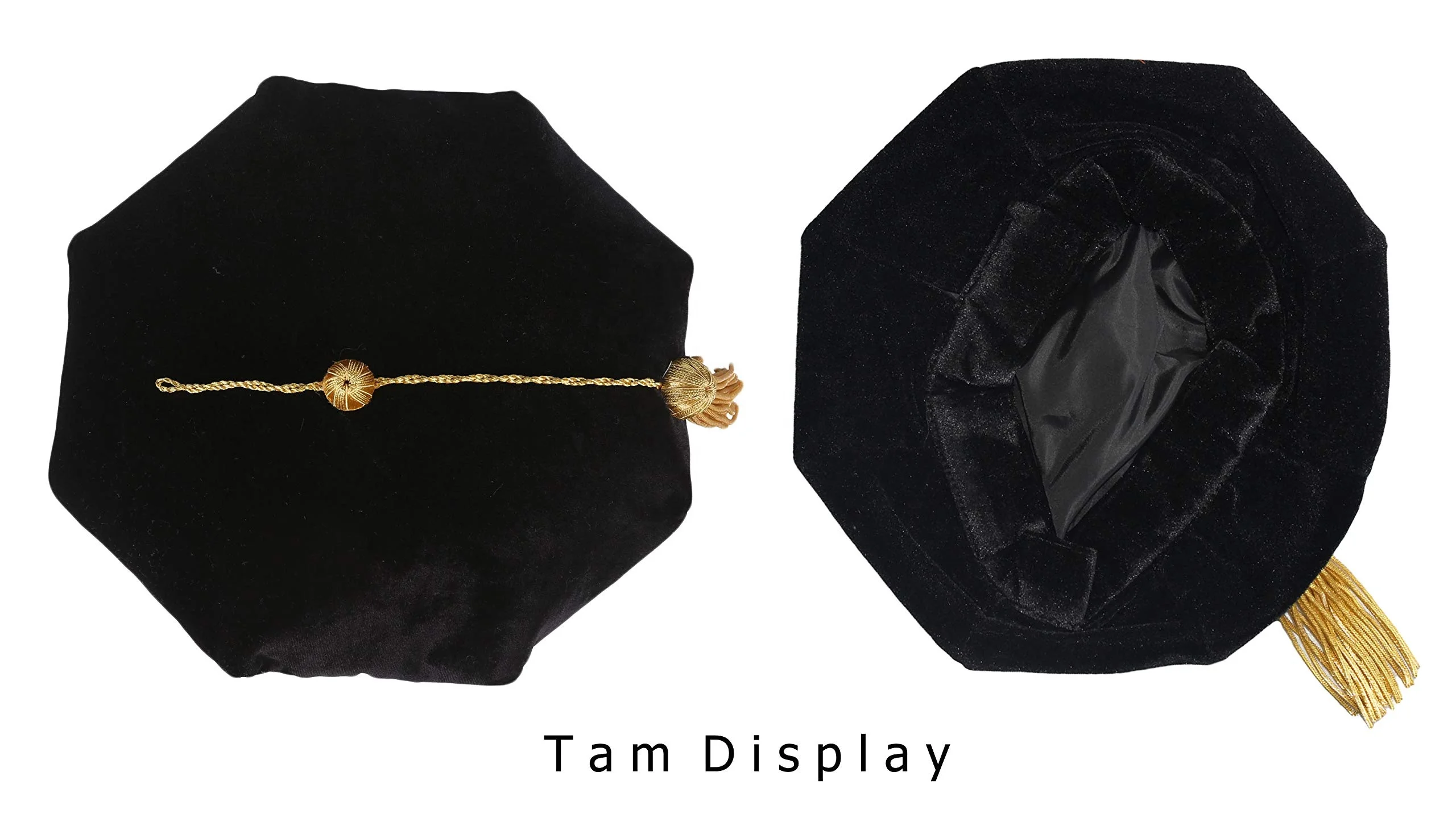 Wholesale Customized Gold Graduation Stole Blue Academic Regalia University Graduation Students Gown Adult Satin Uniform Shawl