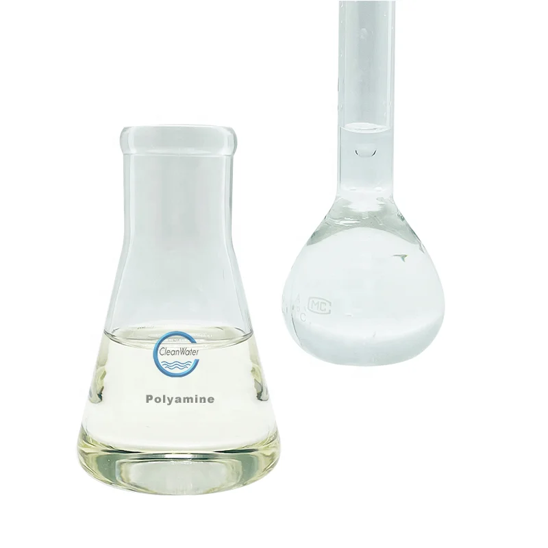 Poly Quaternary Ammonium Salt Chemical Waste Disposal Polyamine Polymer Gel Liquid