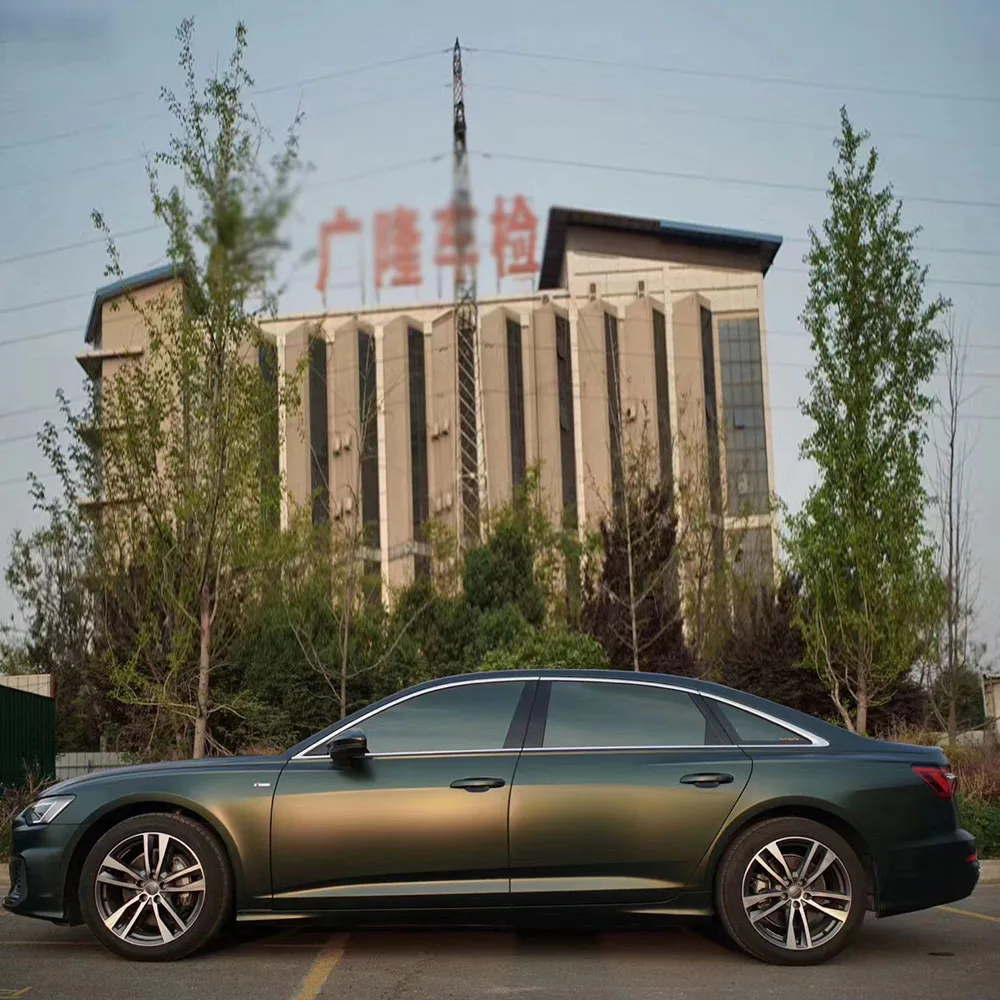 WRAPMASTER 1.52*18metre Ultra Matte Metallic Stone Green Car Vinyl Wrap Car Films colors