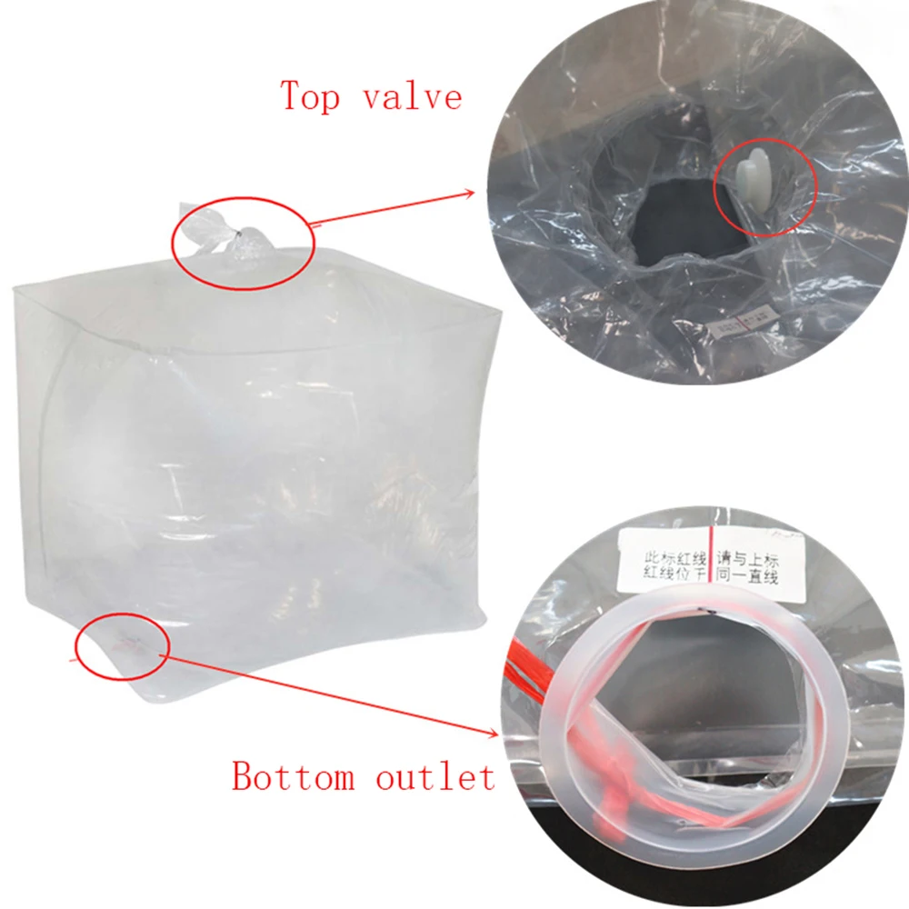 Top Selling Heavy Duty 1 Ton 1000kg Big Large Reusable Bulk Jumbo Spout Bag In Box FIBC Liquid Container Types Trade Assurance