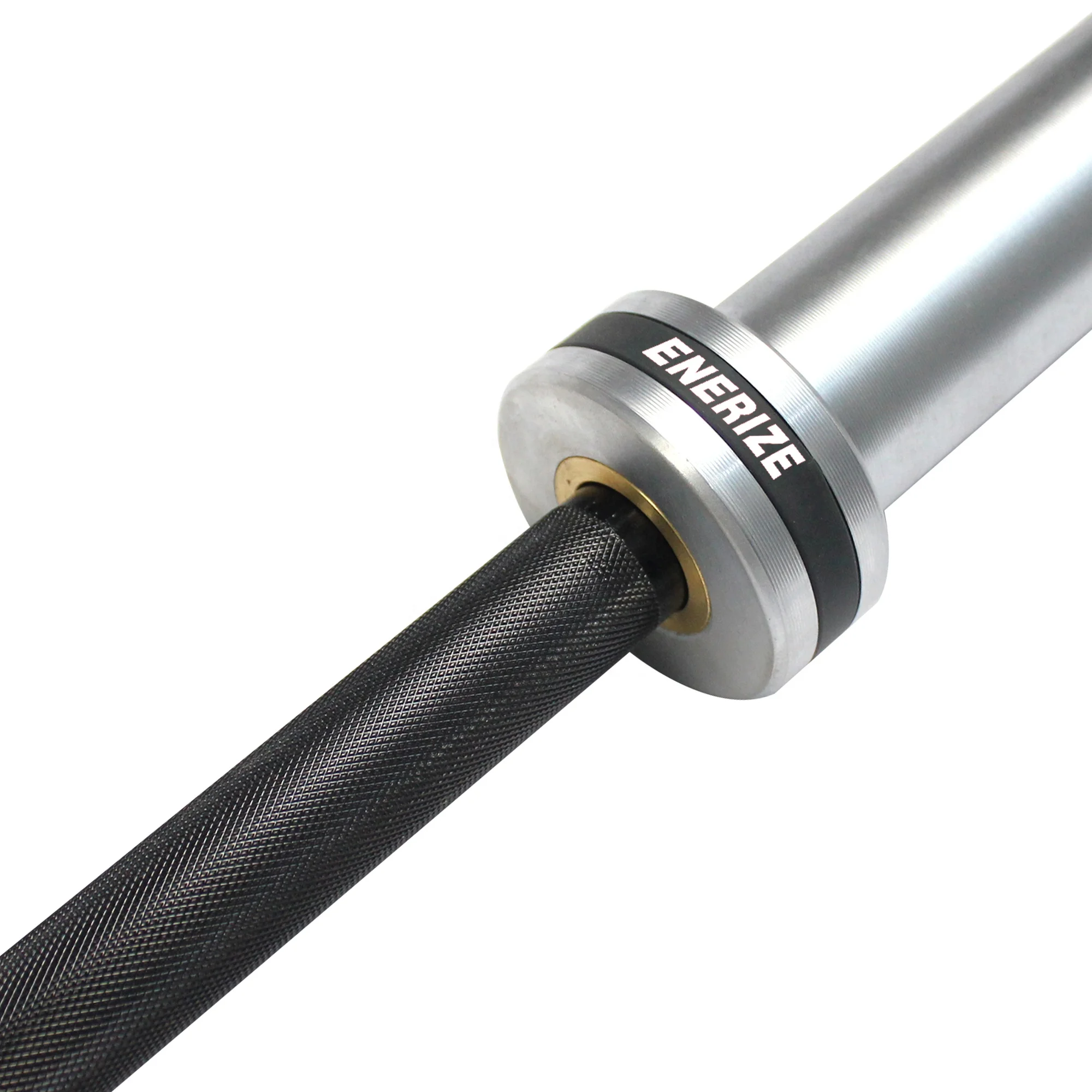 Высокомелегированная сталь штанга для тяжелой атлетики 20 кг индивидуальный логотип жесткий хромированный цинковый черный