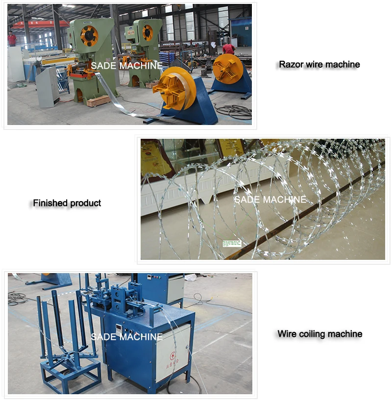 Automatic Razor Barbed Wire Making Machine/razor Blade Making Machine Manufacturing Equipment