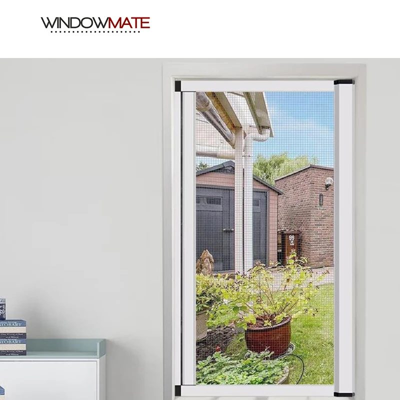 China Magnetic Mesh Bug Screen Door Strong Magnets Insect Screen