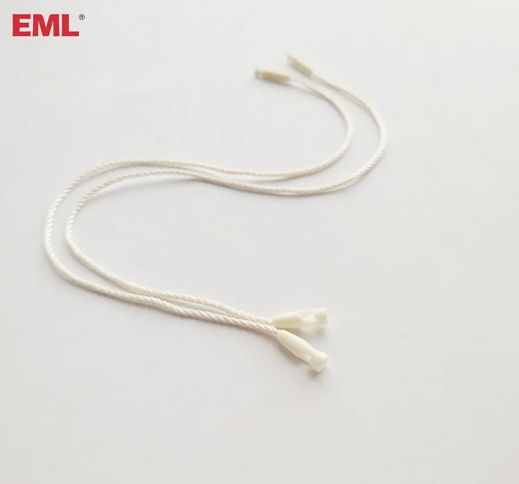 Nylon String Lock,Bullet Shape Hangtag String for Garment Factory