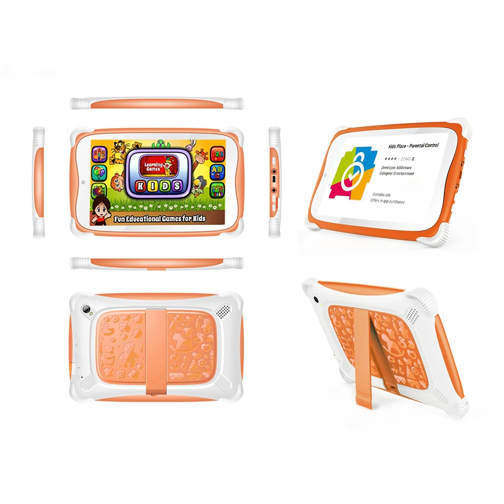 Планшет для обучения детей Brightside с поддержкой Wi-Fi bt Android 10,0 планшет 7 дюймов