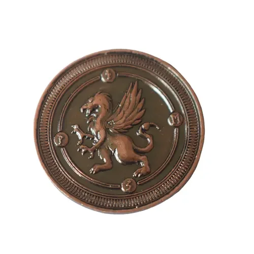 100% full test 24 carrot attraction gold coin big elephant India