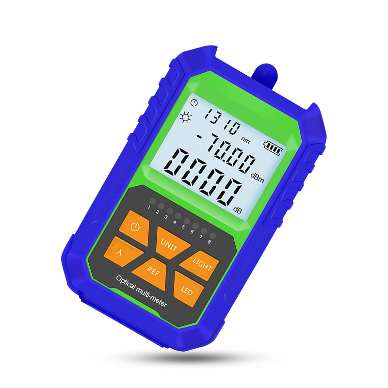 OEM Portable Network optical fiber cable tester High-precision 9 wavelengths G5 mini deviser optical power meter