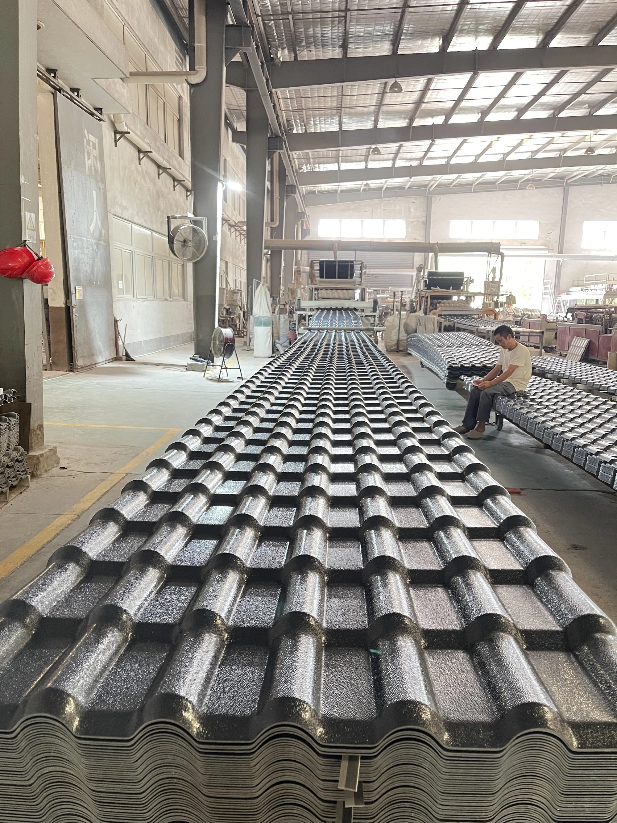 Metal replaced resin roof sheet upvc resin roof