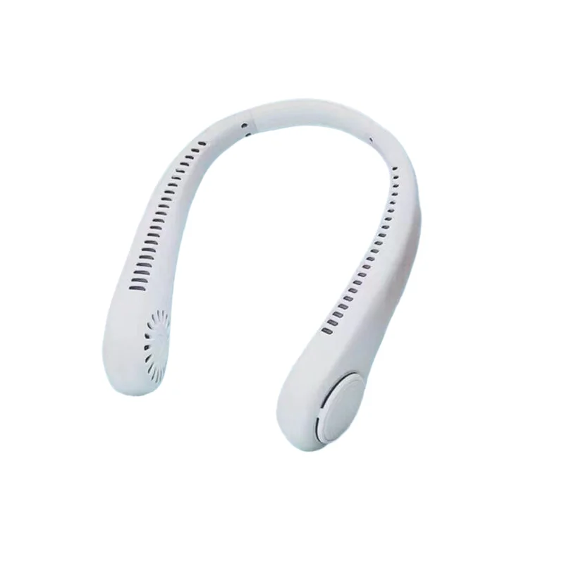 Lightweight Leafless Fan Portable Lazy Person Carry-On Halter Small Fan Headphone Design Neck Fan