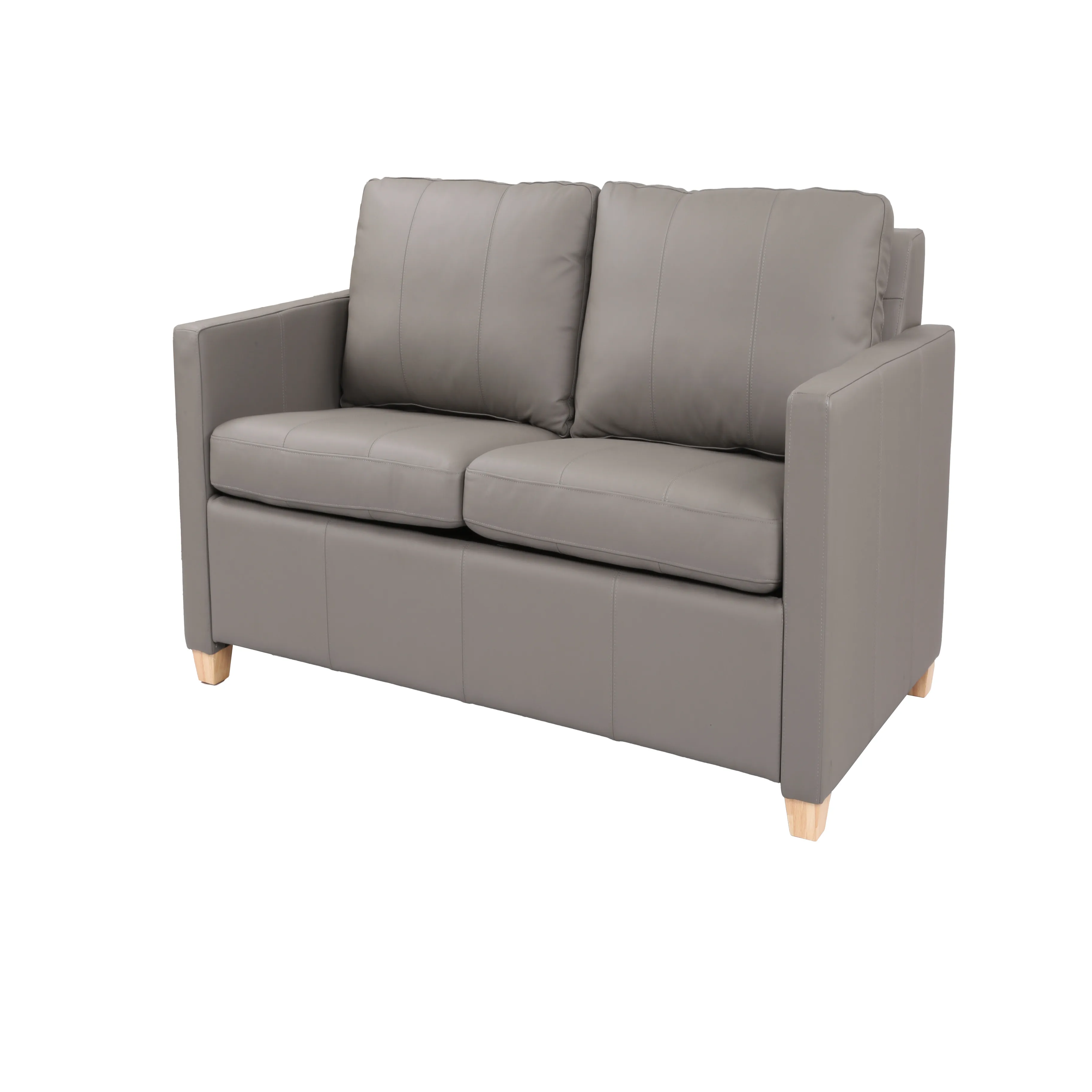 synthetic leather sofa bed from leather company with high quality