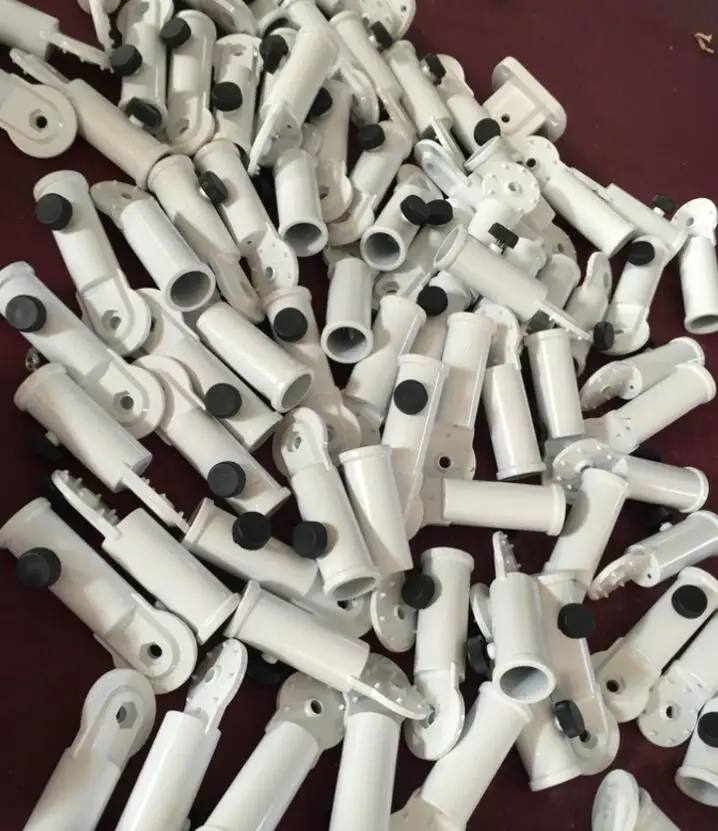 Hot Selling Adjustable Aluminum White Powder Coated Outdoor Flag Pole Bracket