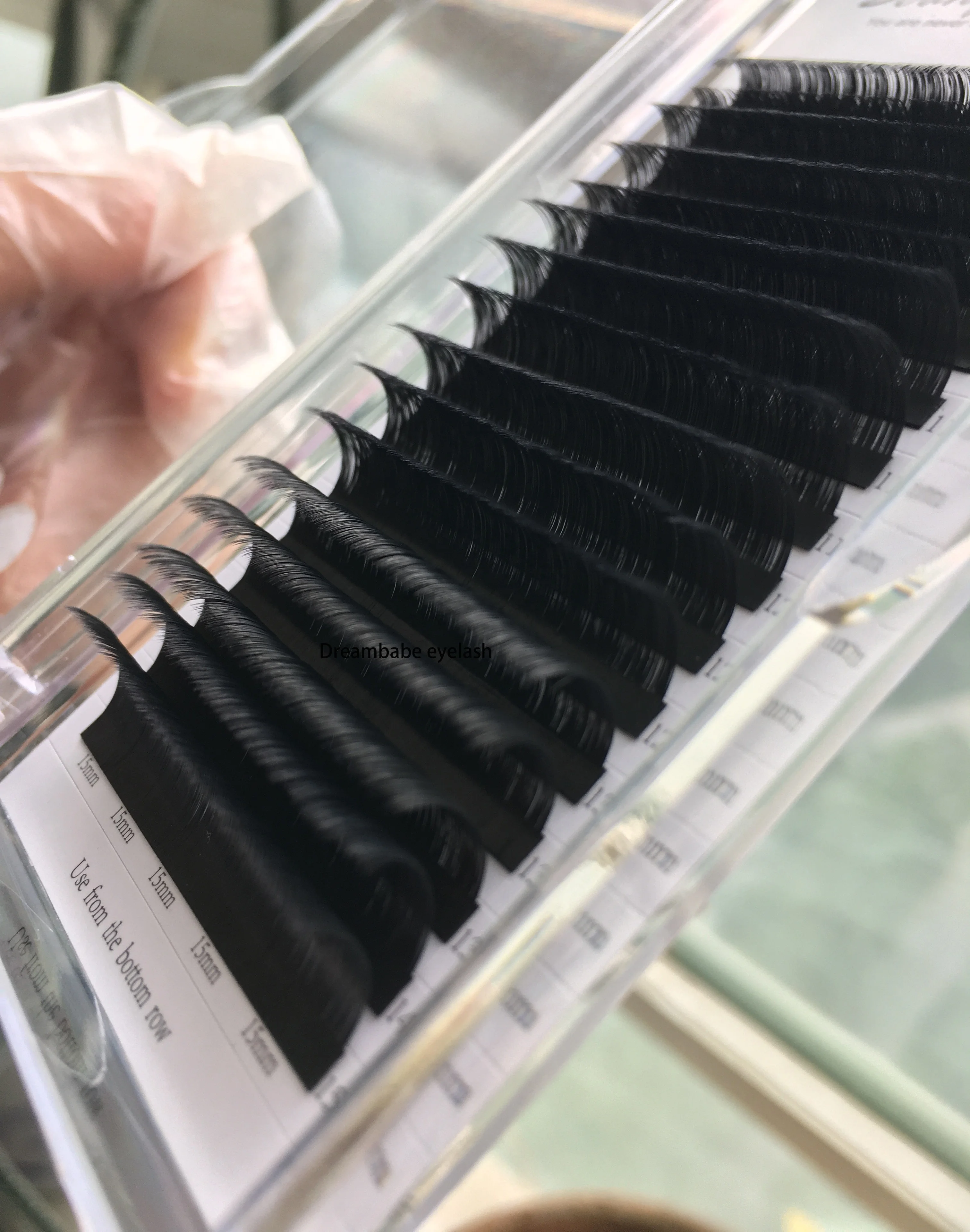 0.03 Russian Volume Eyelash Extensions Faux Mink Cashmere Lash Super Soft  Salon Lash Tray Individual False Eyelash Mixed Tray