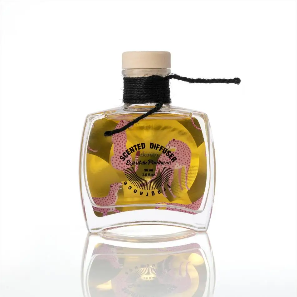 90ml Glass Bottle Scented Reed Diffuser for Home