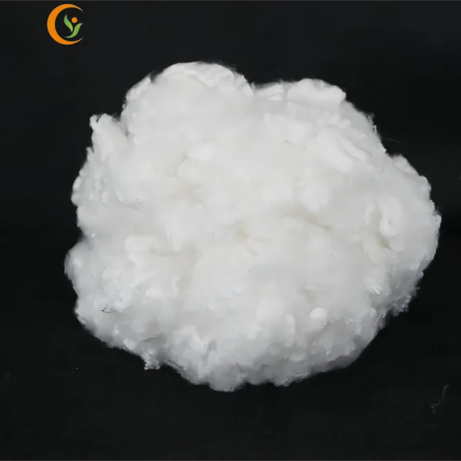 good quality Virgin 3D*64MM Hollow Siliconized Polyester Staple Fiber for filling Polyester Fiber Manufacturers and Suppliers