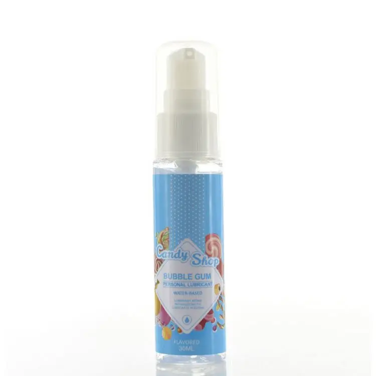 Hot Sell 30ml Strawberry Lemon Bubble Gum Flavor Edible Water Based Lubricant For Anal Vaginal Oral Sex Adult Massage Gel