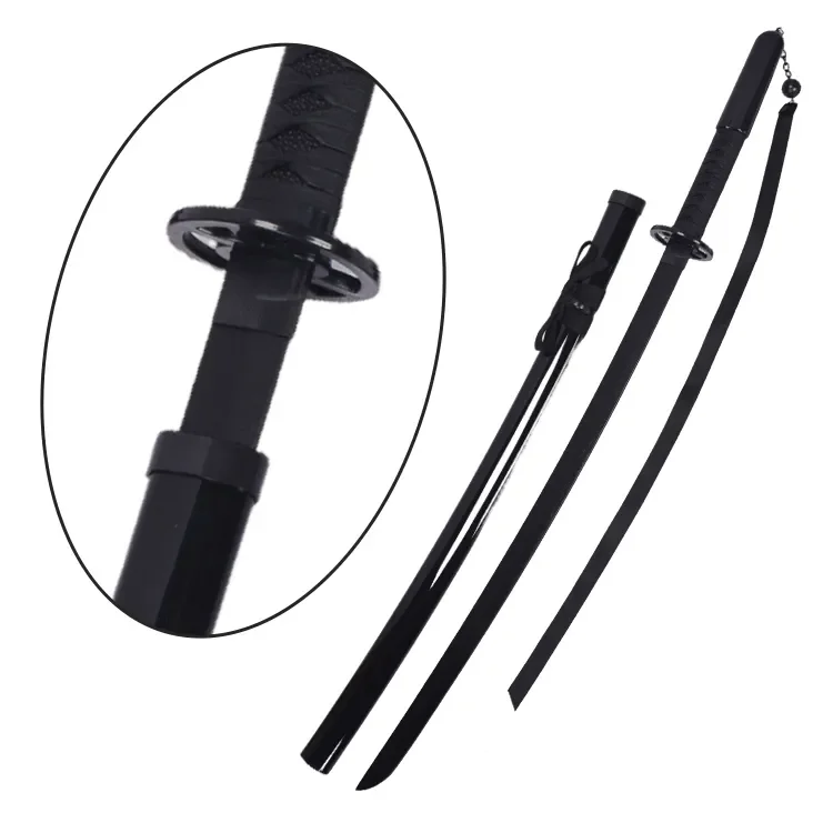 Wholesale 4 Styles Bleach 104cm Kurosaki Ichigo Zangetsu Sword Anime Role Play Games Toy Katana Swords For Cosplay Playing Boys