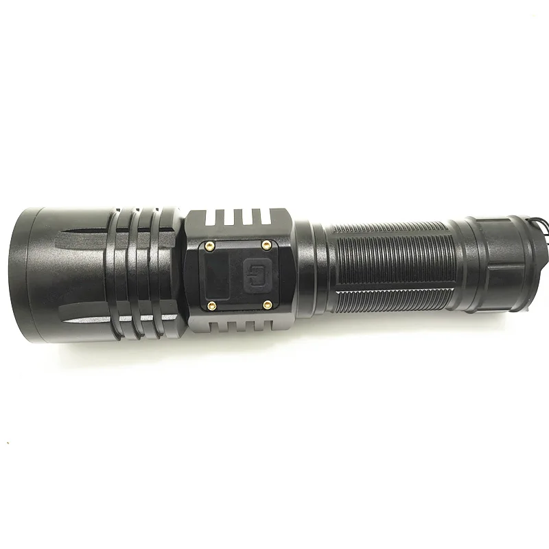 White Laser 20W LED Flashlight USB Rechargeable Telescopic Zoom Waterproof flashlight 1000m range