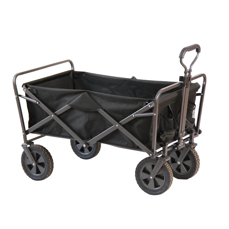 Cheap Tool Carts Camping Canvas Wholesale Beach Collapsible Folding Utility  Wheelbarrows Dump Cart Wagon