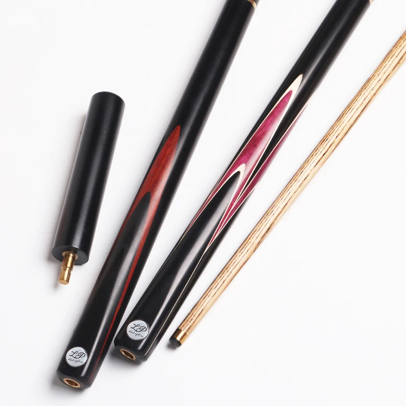 LP brand Dominate series Taco de sinuca Snooker cue stick Hand made 9.8mm tip Ash wood 3/4 jointed Snooker cue 57' Billiard cue