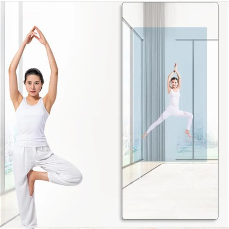 Large Interractive Workout Smart Home Trainer Electronic Glass Display fitness smart mirror for Gym Wall