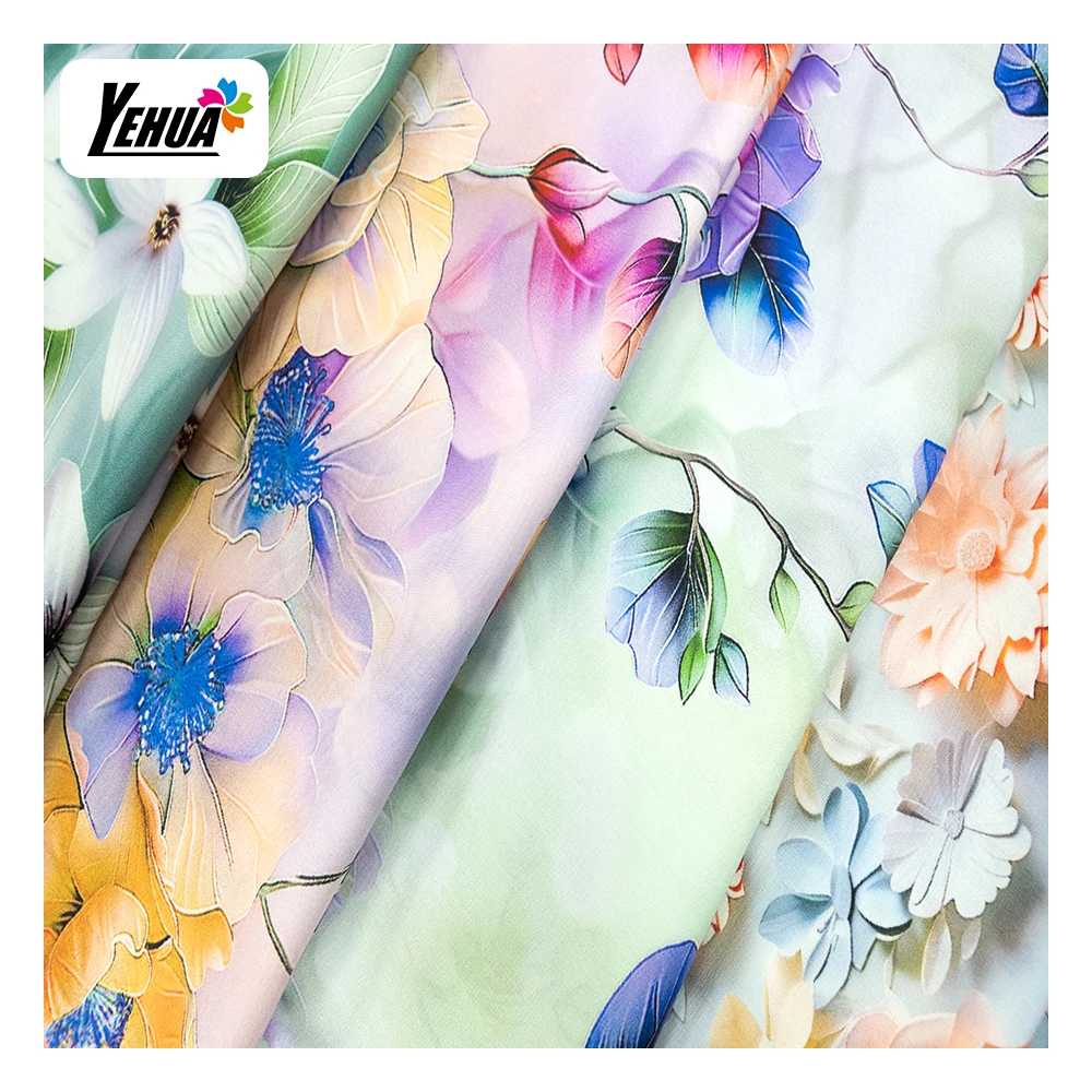 Low Price 5D Digital Printing Whole Cloth High Quality Stereo 5D Digital Printing Cloth Stereo 5D Digital Full Rayon Fabric