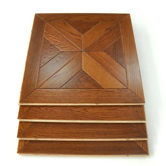 Factory price non-slip oak parquet wood flooring