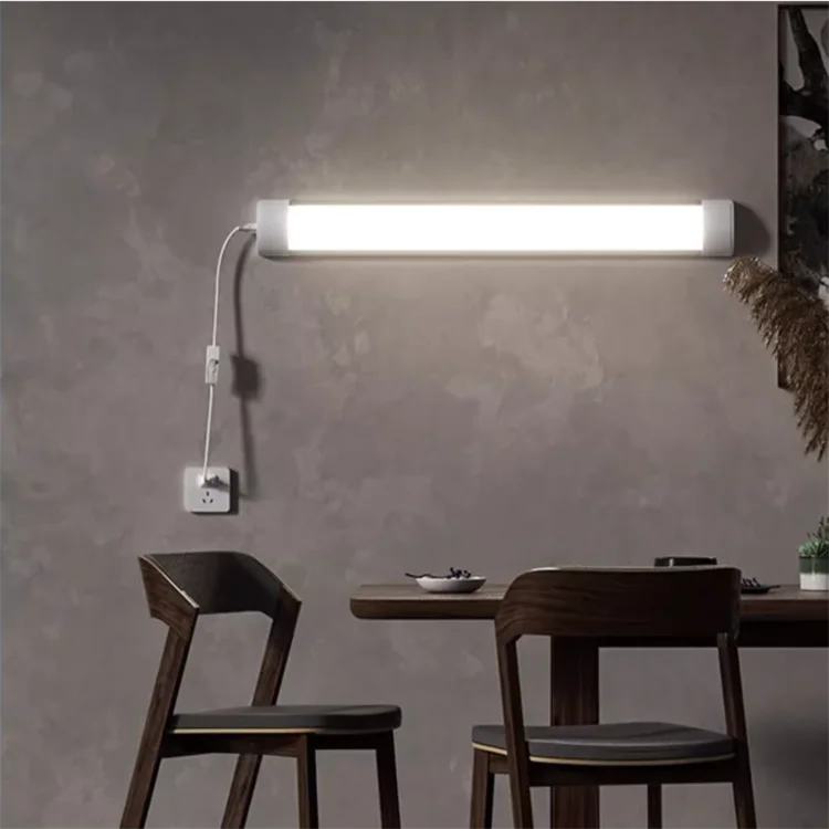 warm white Tri-proof tube batten IP65 waterproof plastic tri-proof ip65 tri proof batten fixture tunable led tube light
