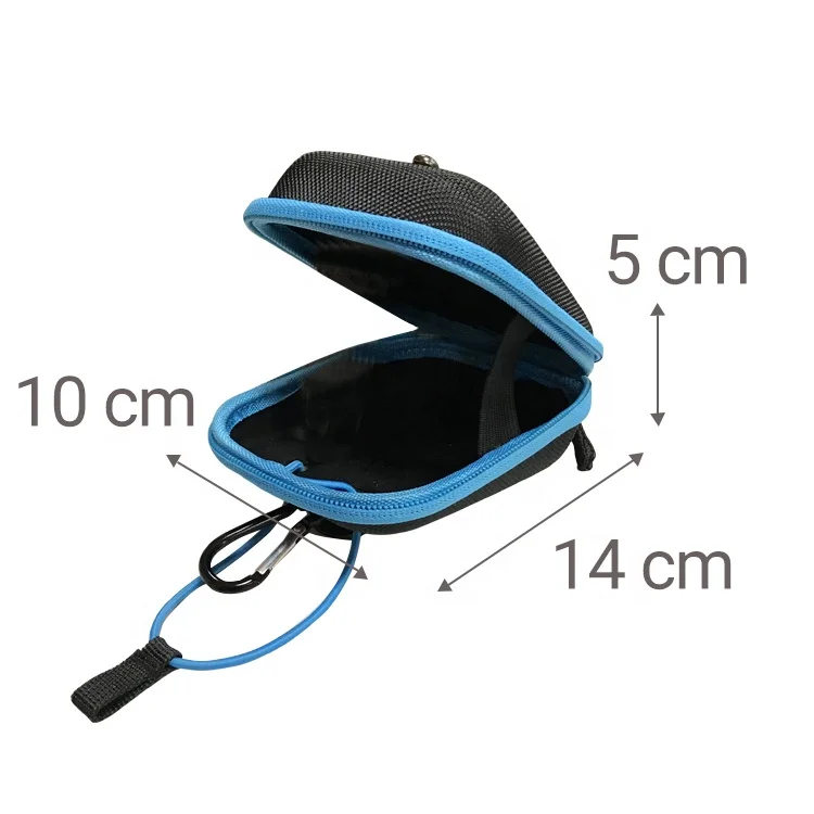 Custom Waterproof Rangefinder Case EVA Hard Cover Zipper Rang Finder Case for Golf Laser Rangefinder with Carabiner Belt Clip