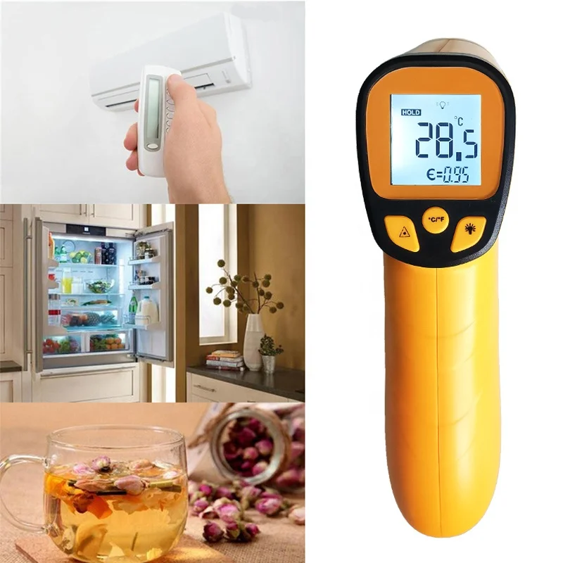 Wholesale Factory Direct Supply Digital Food LCD Display IR Thermometer Of Temperature Measuring Tool